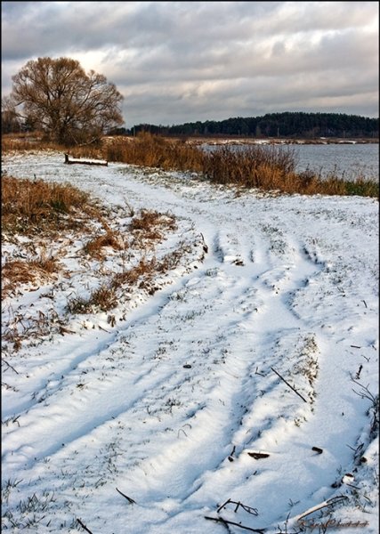 Выпал снег Эстетика