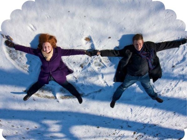 Прикольные зимние фотосессии