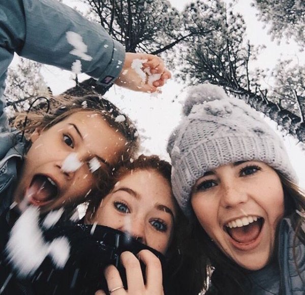 Селфи зимой