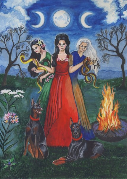 Геката богиня Луны знак