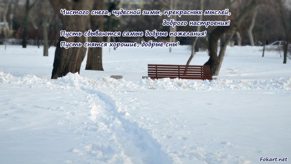 Высказывания про снежную зиму