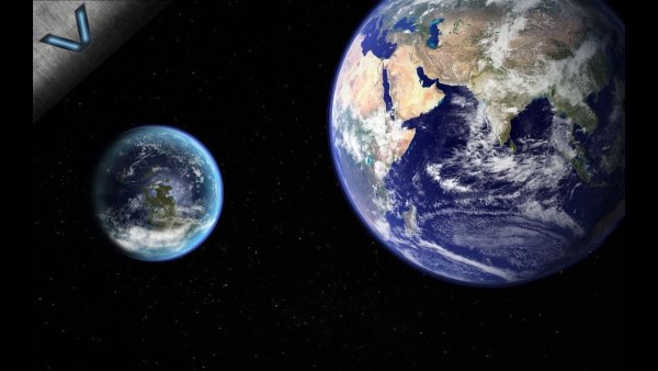 Терраформированная Луна вид с земли