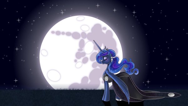 Принцесса Луна и Лунная пони