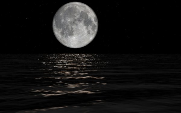 Полночь Луна