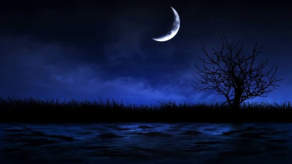 Бунин серп Луны под Тучкой длинной