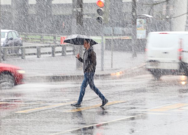 Сильный дождь