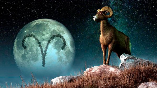 Луна в Овне