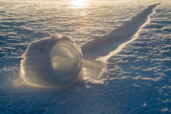 Большой снежок
