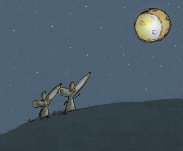 Сказочный облик Луны