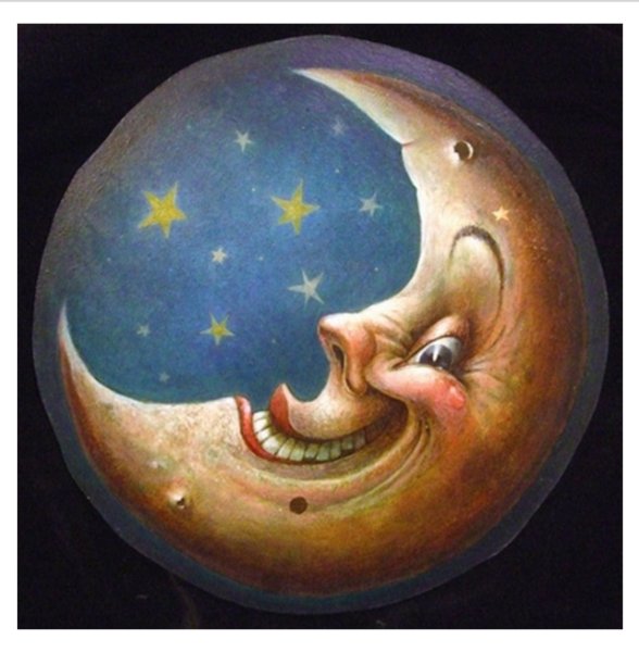 Полумесяц с лицом