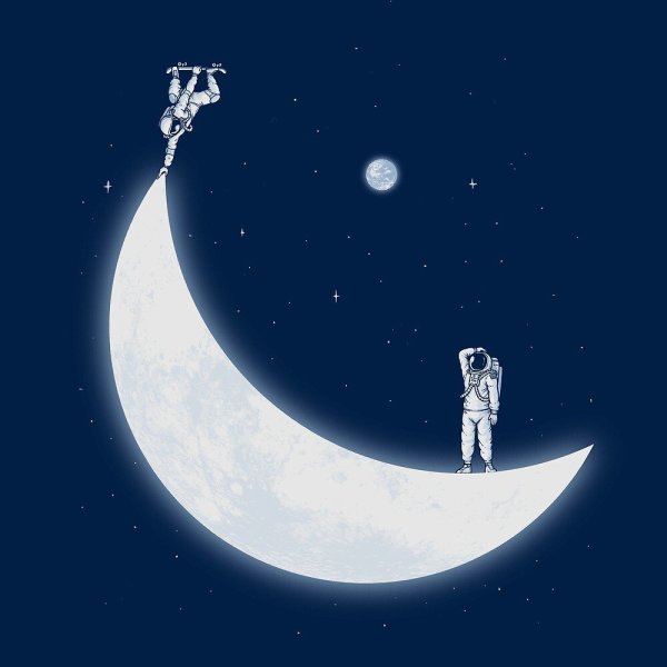 Рисовашки на Луне