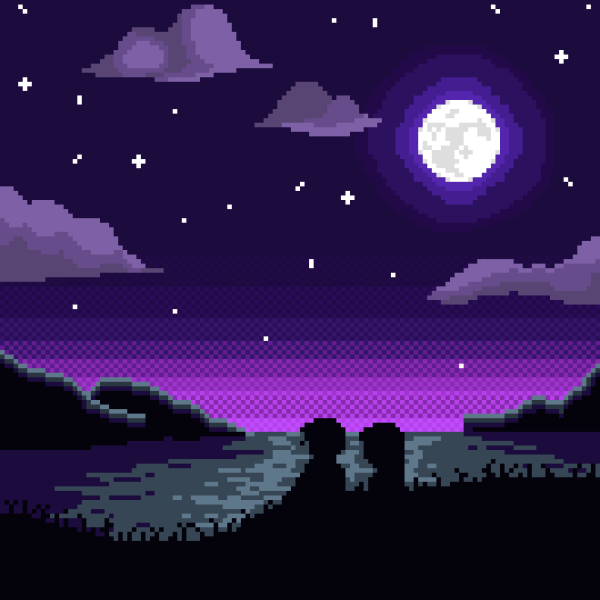 Звездное небо пиксель арт