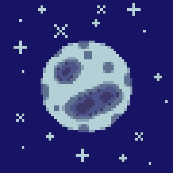 Пиксельная Луна