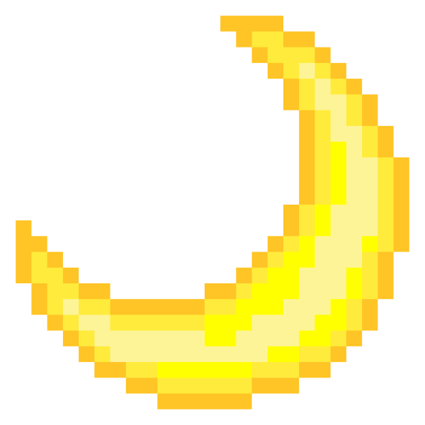 Пиксельный полумесяц