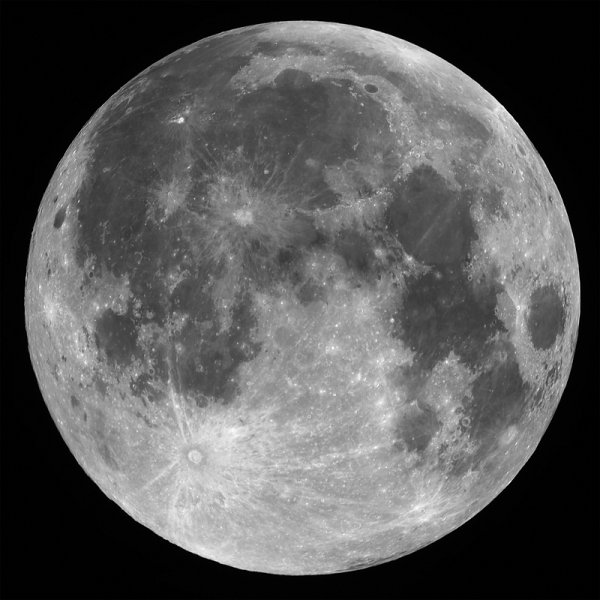 Настоящая форма Луны