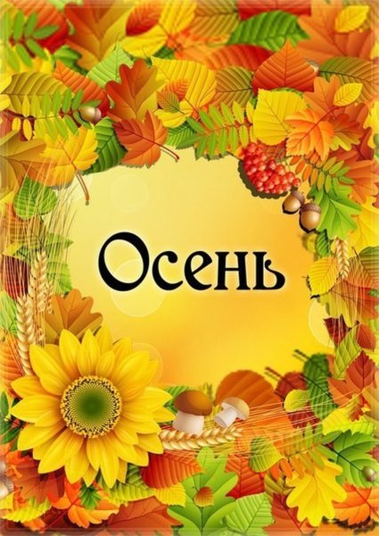 Обложка осень