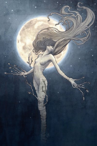 Лунная девушка фэнтези