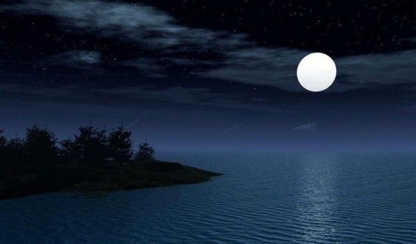 Ночь в море