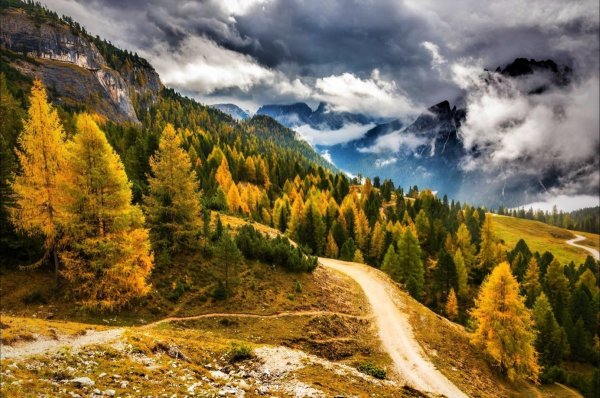 Горы осенью