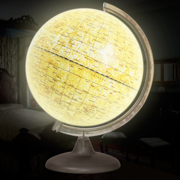 Глобус Луны рельефный