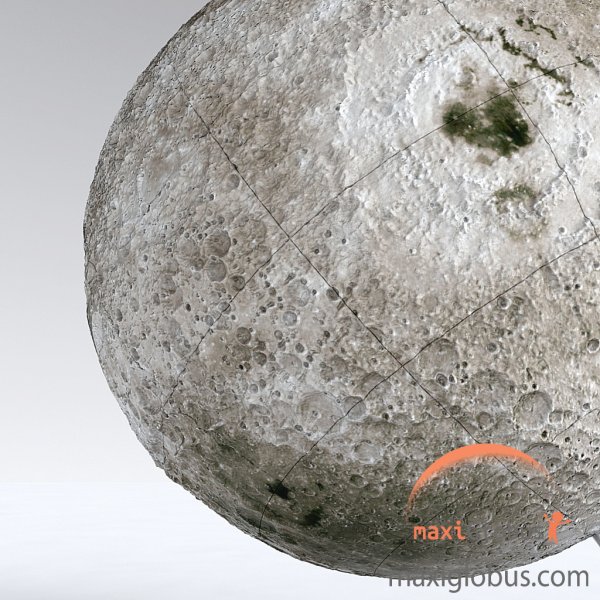 Глобус Луны рельефный