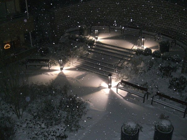 Спокойной ночи зима снег