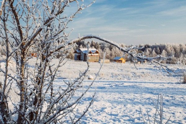 Участок зимой