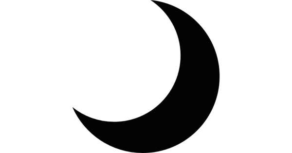 Трафарет полумесяц