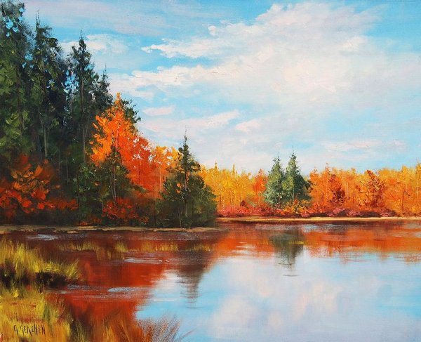 Художник Graham Gercken осень