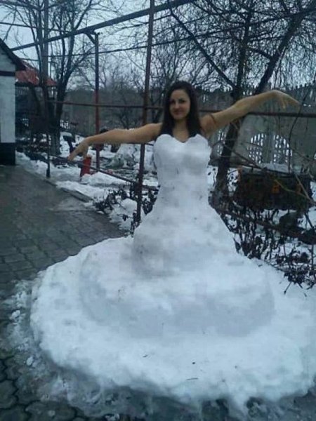 Женщина из снега