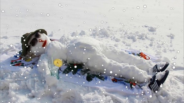 Снеговики из снега смешные