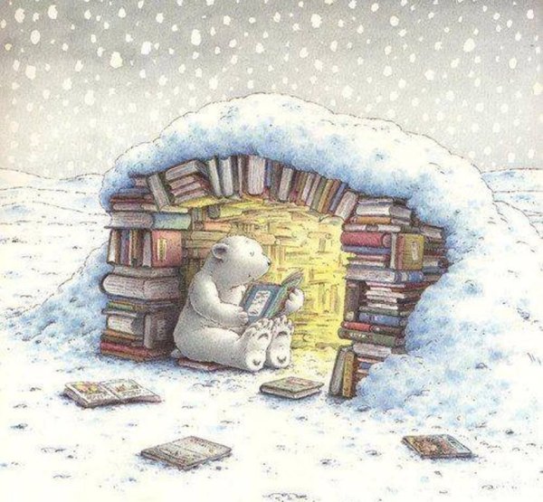 Уютные зимние рисунки