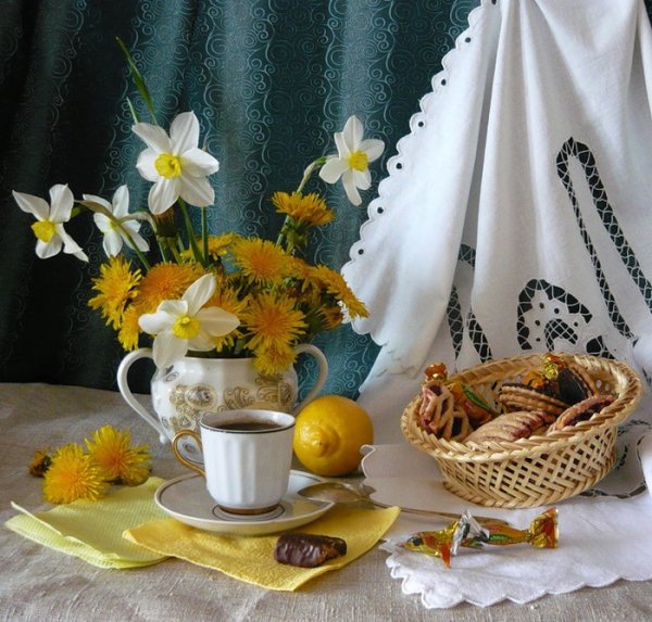 С добрым утром осенние композиции