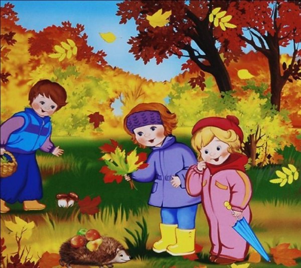 Природа осенью для дошкольников