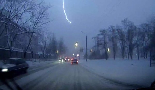 Гроза зимой