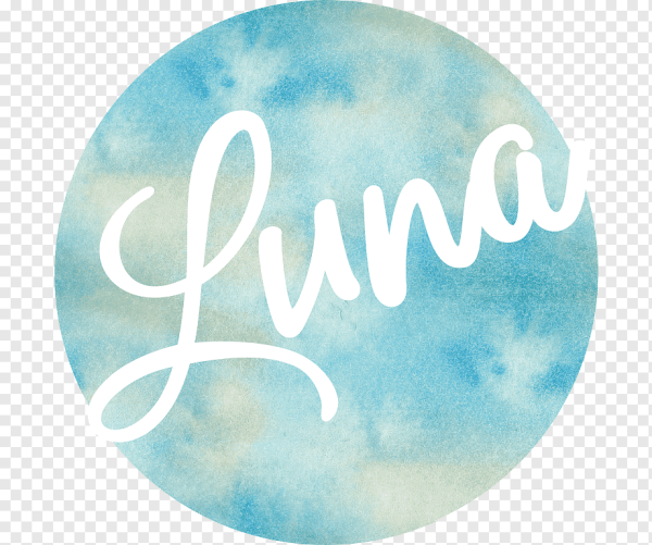 Луна надпись красивая