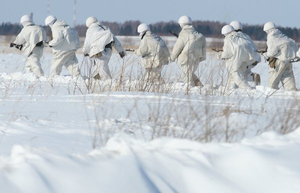 Солдаты Арктика маскхалат