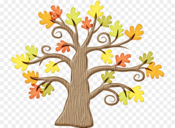 Сказочное осеннее дерево