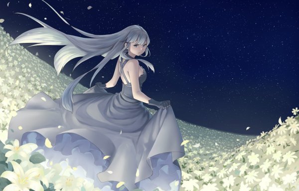 Аниме девушка Луна