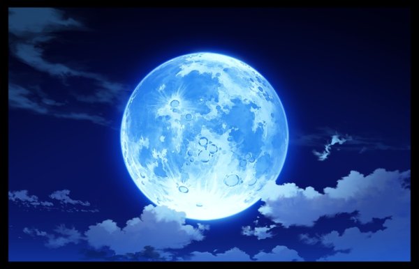 Голубая Луна арт
