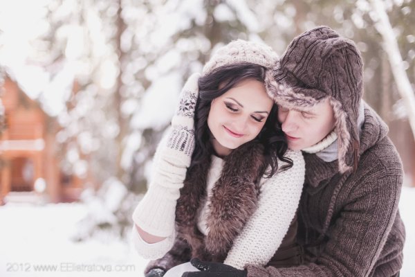 Влюбленные зимой