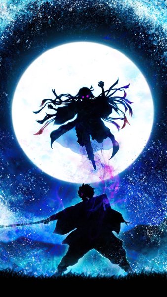 Аниме клинок рассекающий демонов Луны