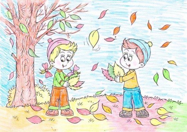 Рисунок на осеннюю тему