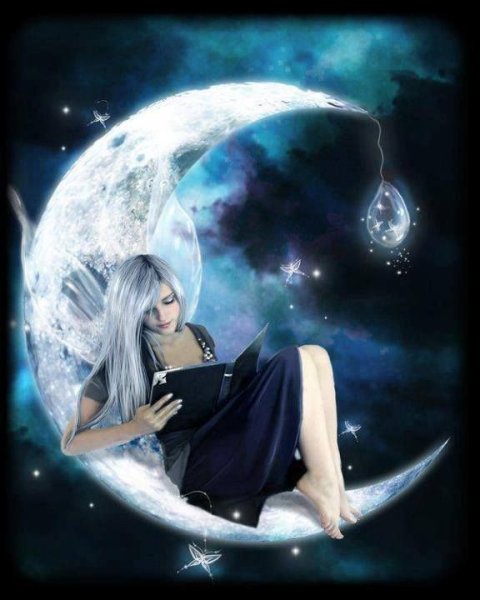 Новолуние и девушка