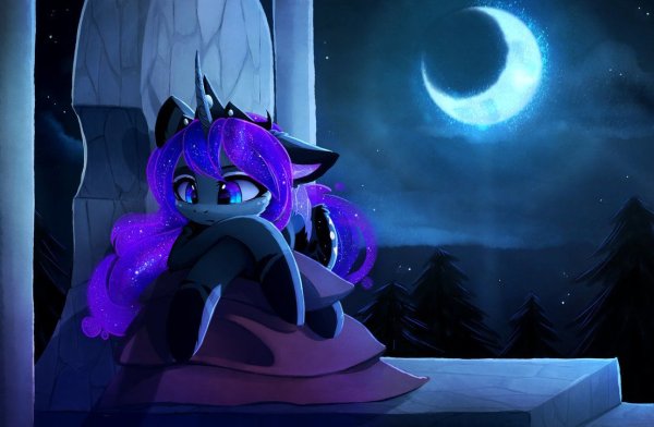 МЛП Луна арт МАГНАЛУНА Найтмер Мун