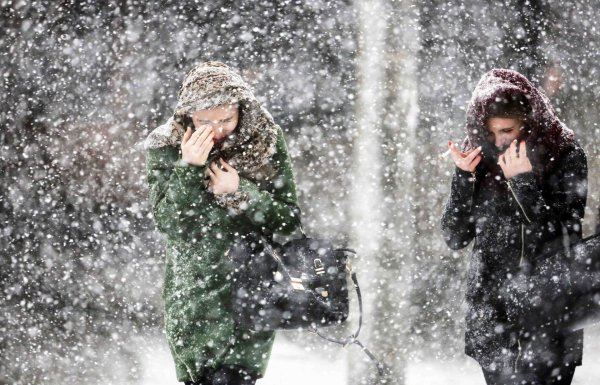 Сильный снегопад