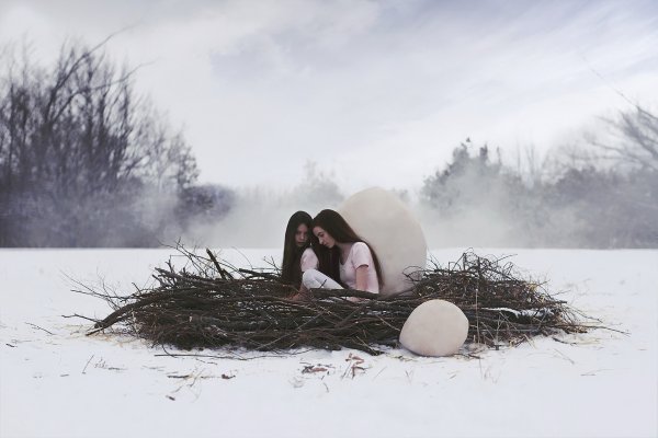 Необычные зимние фотосессии