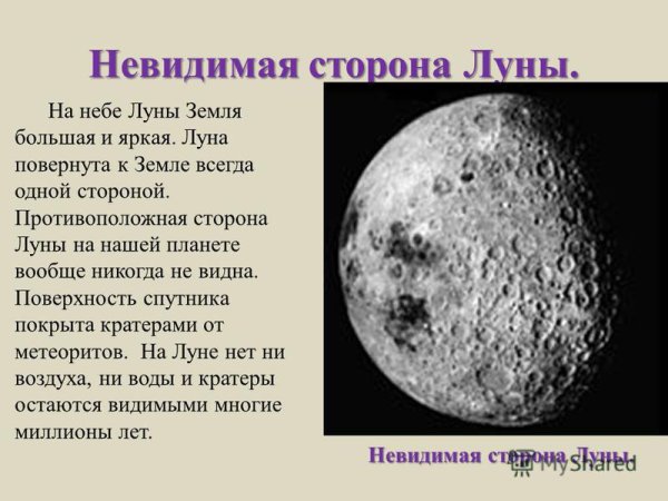 Невидимая сторона Луны