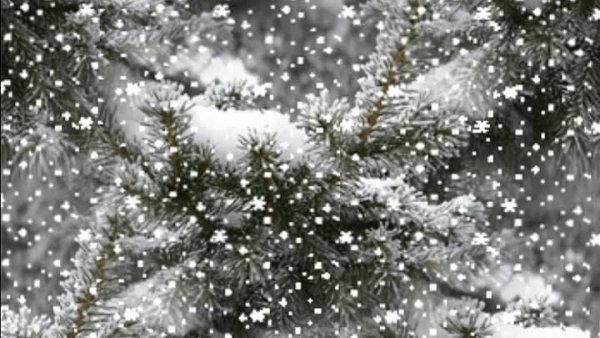 Падает снег каждая Снежинка на своем месте