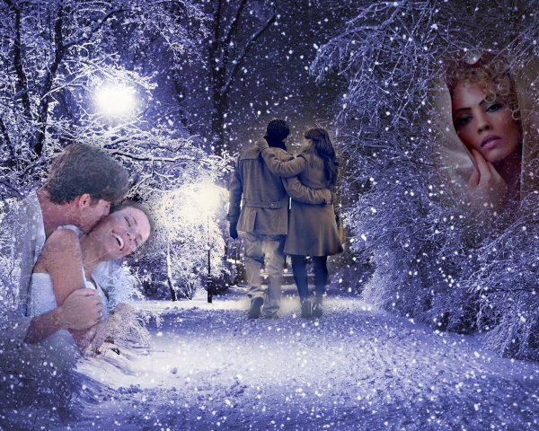 Сказочная зима любовь